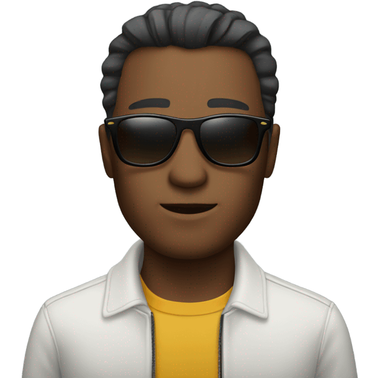 stylish man with sunglasses  emoji