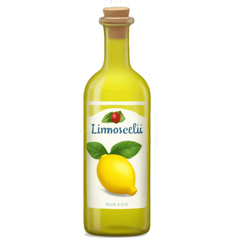 Limoncello bottle  emoji