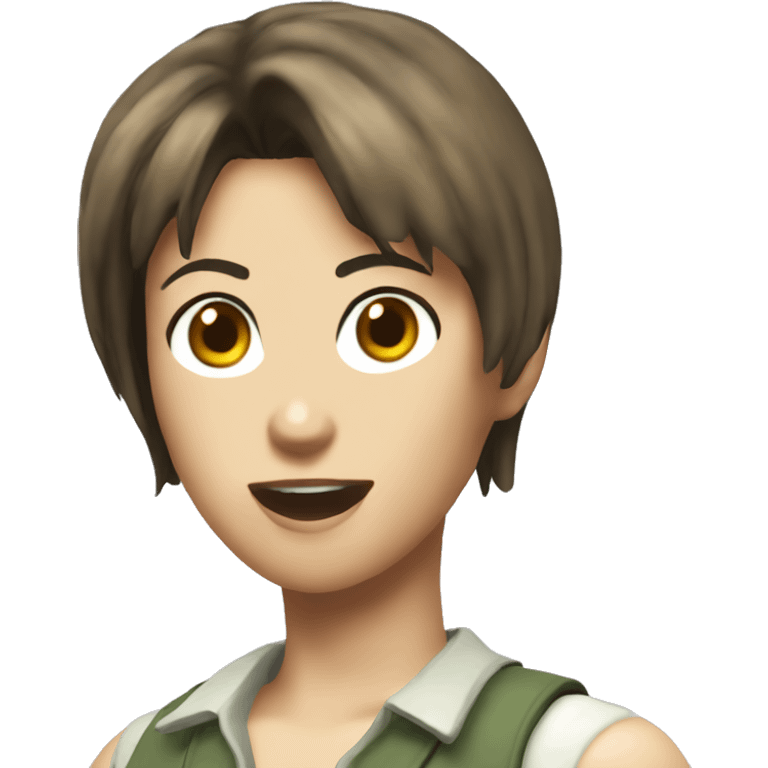 Rebecca Chambers from Resident Evil emoji