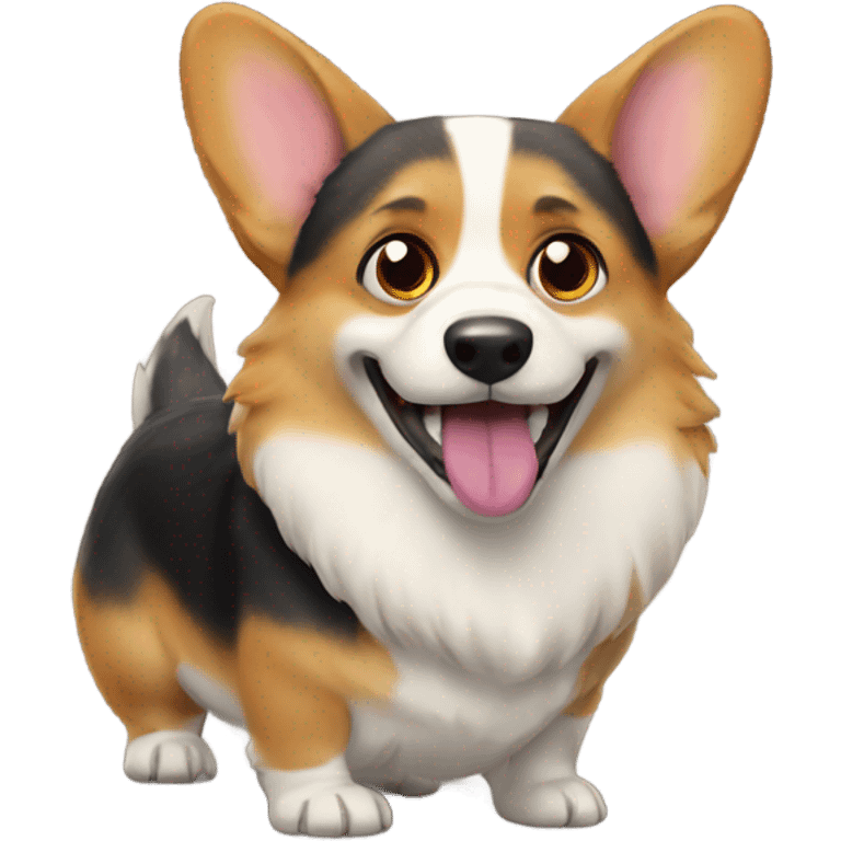 Corgi monster  emoji