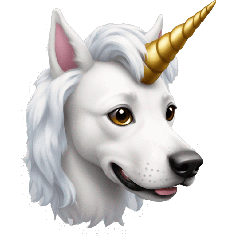 Unicorn dog emoji