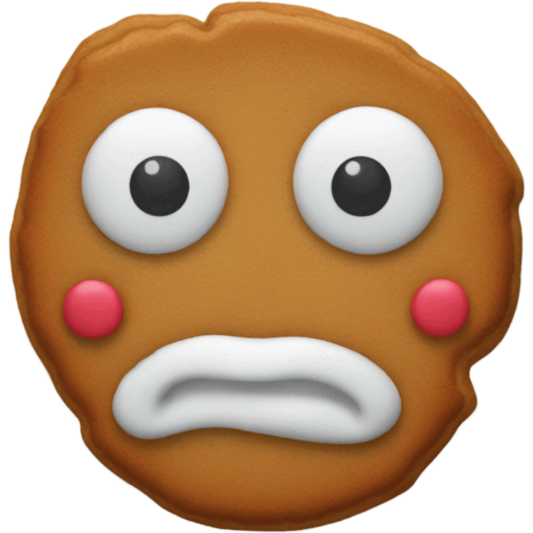 Gingerbread cookie emoji