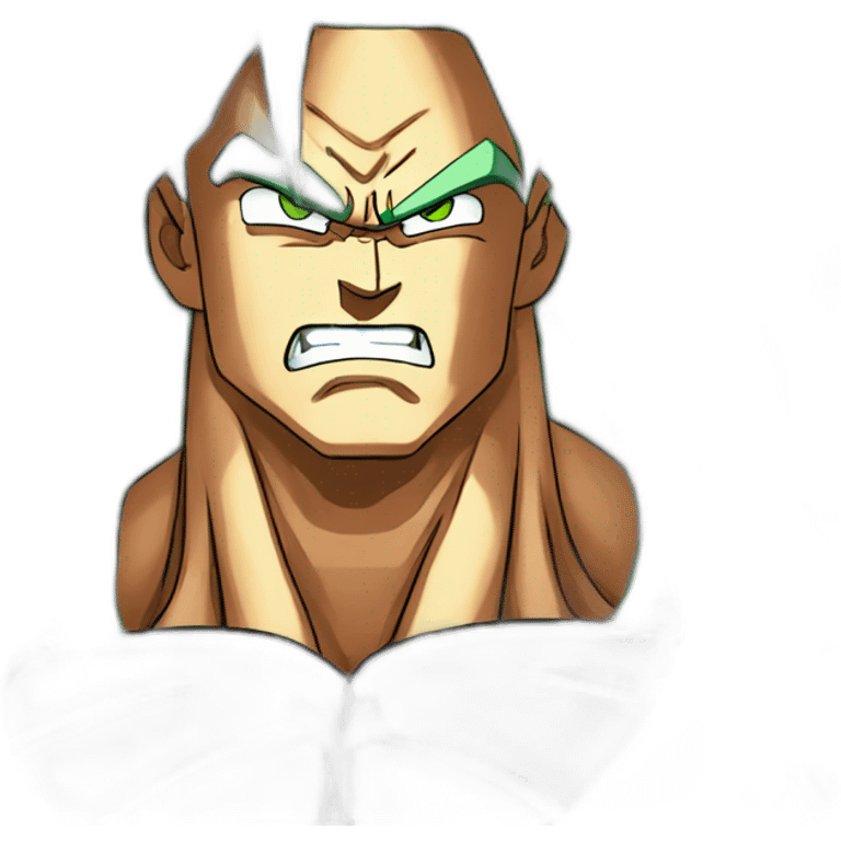 Broly dragon ball super face emoji