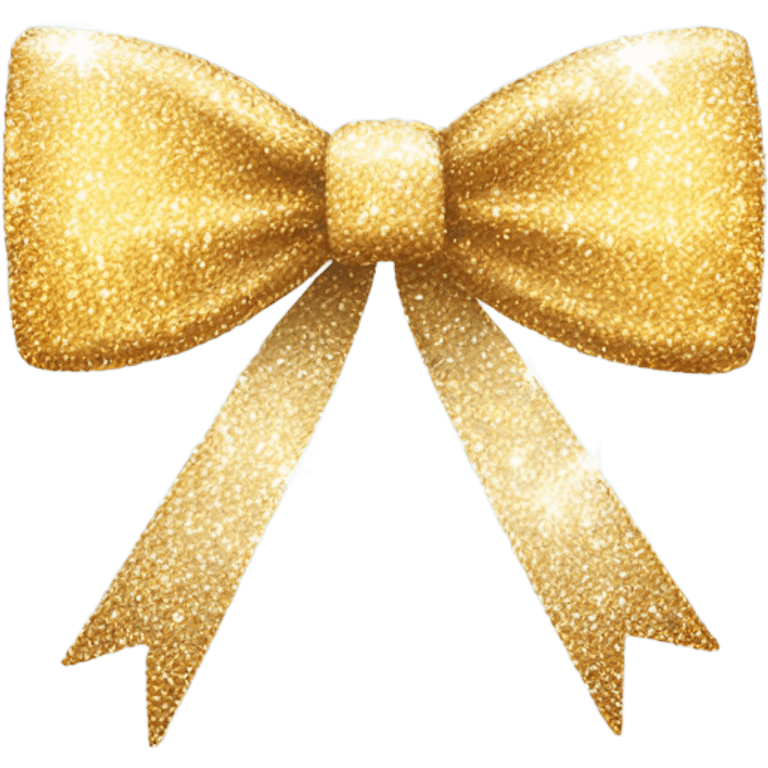 Bow with sparkle emoji