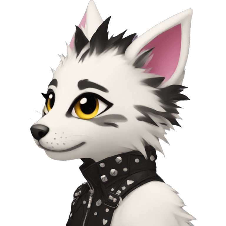 Anthro Punk Fursona  emoji