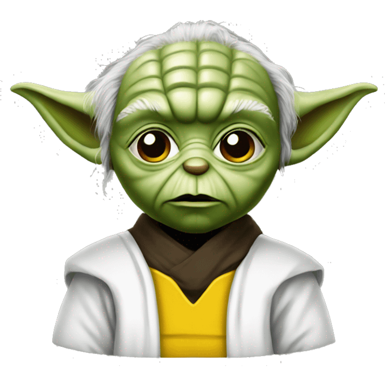 Yoda wearing Steelers uniform emoji