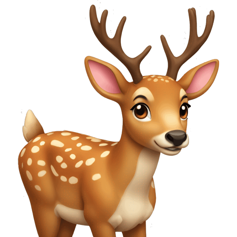 cute deer emoji