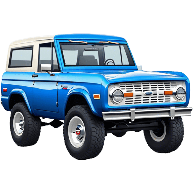 Ford Bronco - Ford (Model Year: 2021) (Iconic colour: Blue) emoji