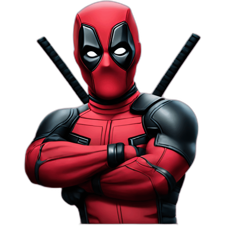 deadpool going shhhhh emoji