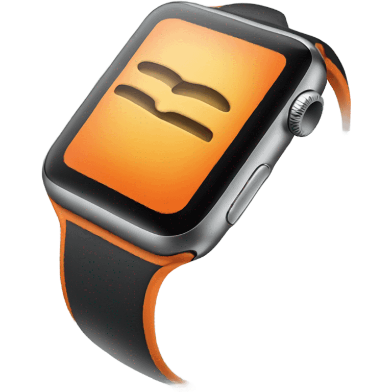 Apple Watch Orange emoji