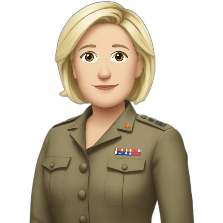 Marine le pen  emoji