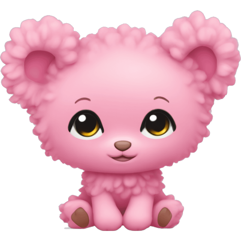 Pink coquette jellycat emoji