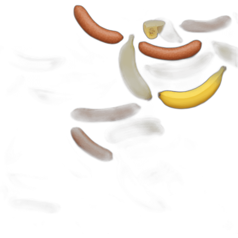 sausage banana emoji