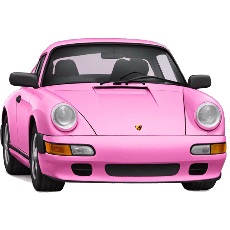 Pink Porsche  emoji