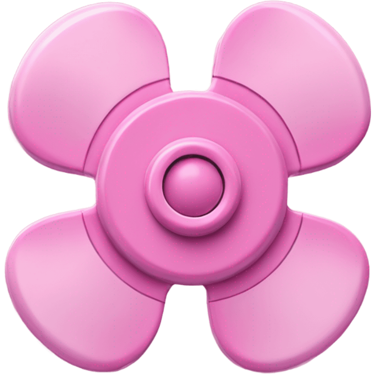 Fidget spinner pink emoji