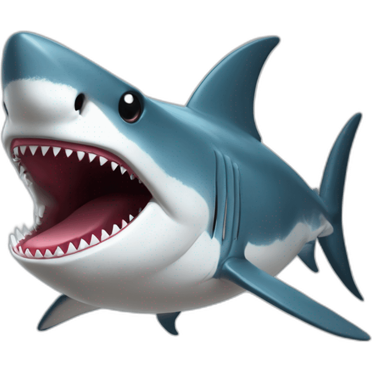 Requin drôle emoji