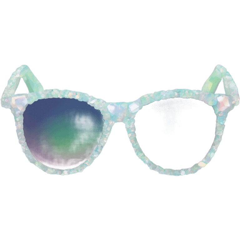 opal Crystal gemstone sunglasses emoji