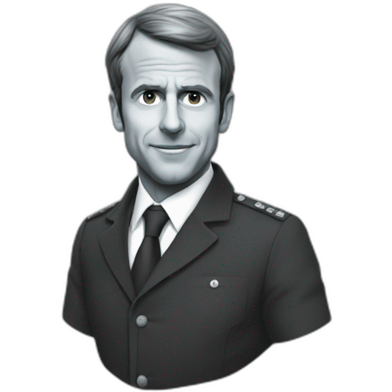 Emanuel macron faché emoji