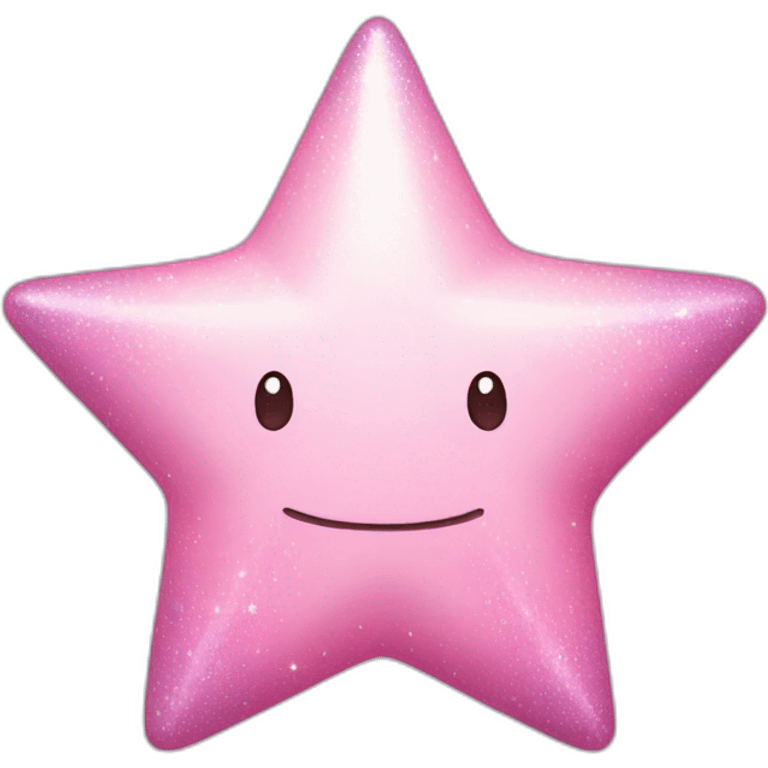 pastel pink star sparkle emoji