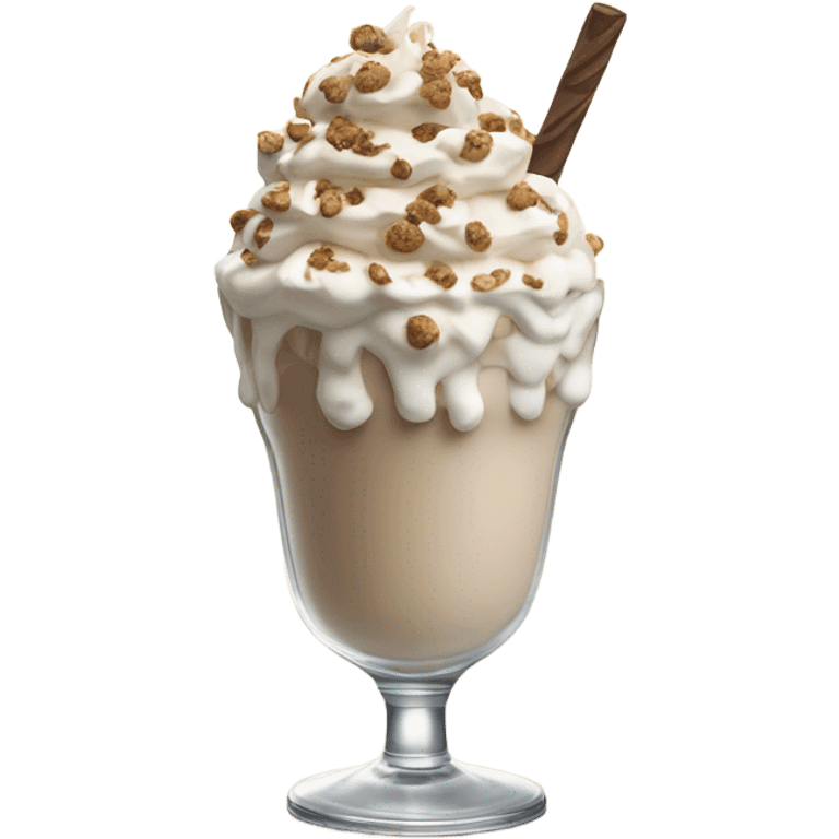 Cookie milkshake emoji