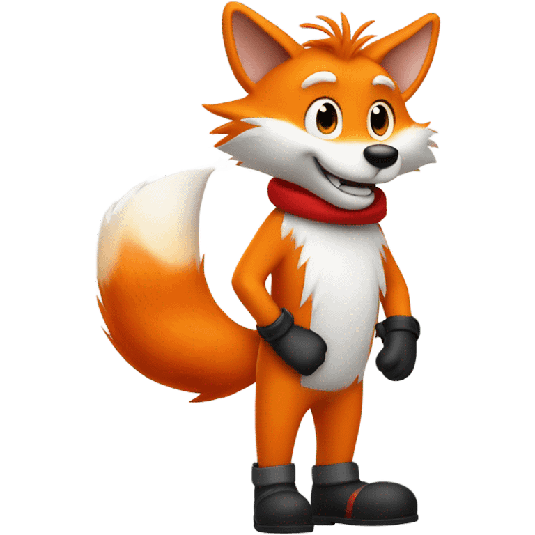 Tails the fox emoji