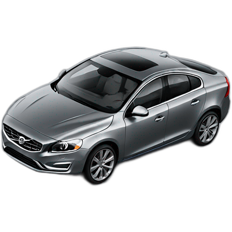 Volvo S60 grey with 4 doors emoji