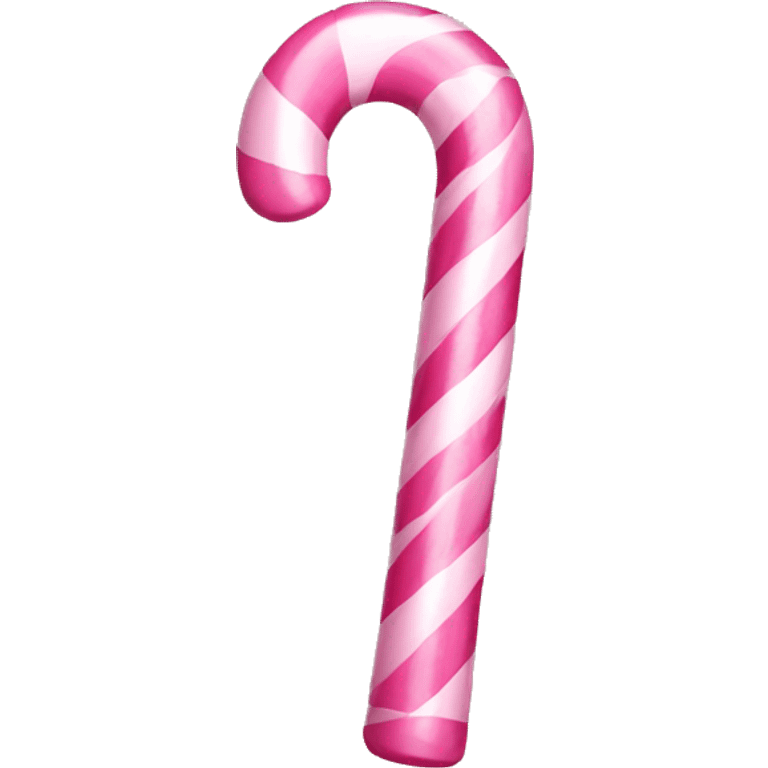 Pink candy cane emoji