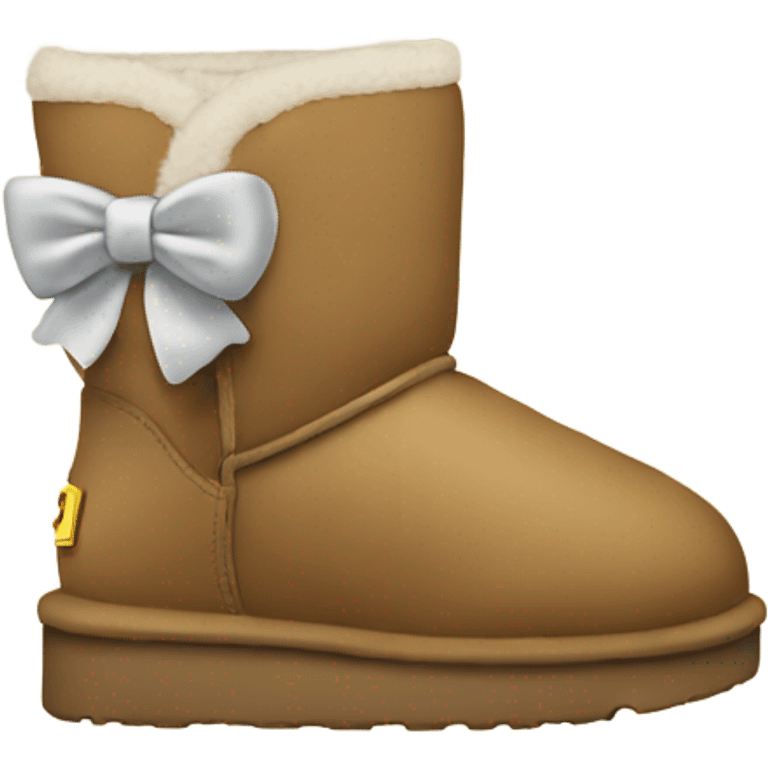 Uggs showing the Uggs logo with bow emoji