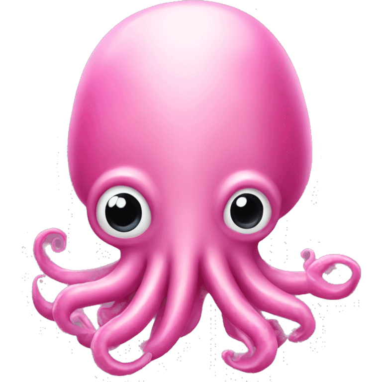 Pink squid emoji