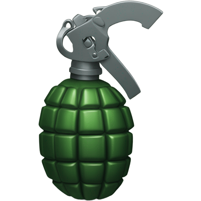 Green grenade emoji