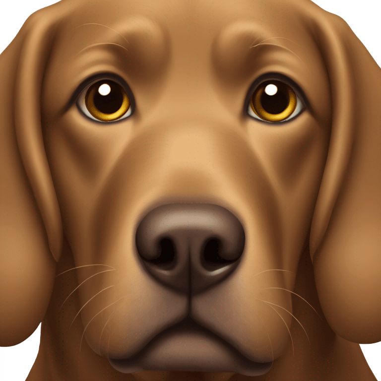 Labrador with brown fur  emoji