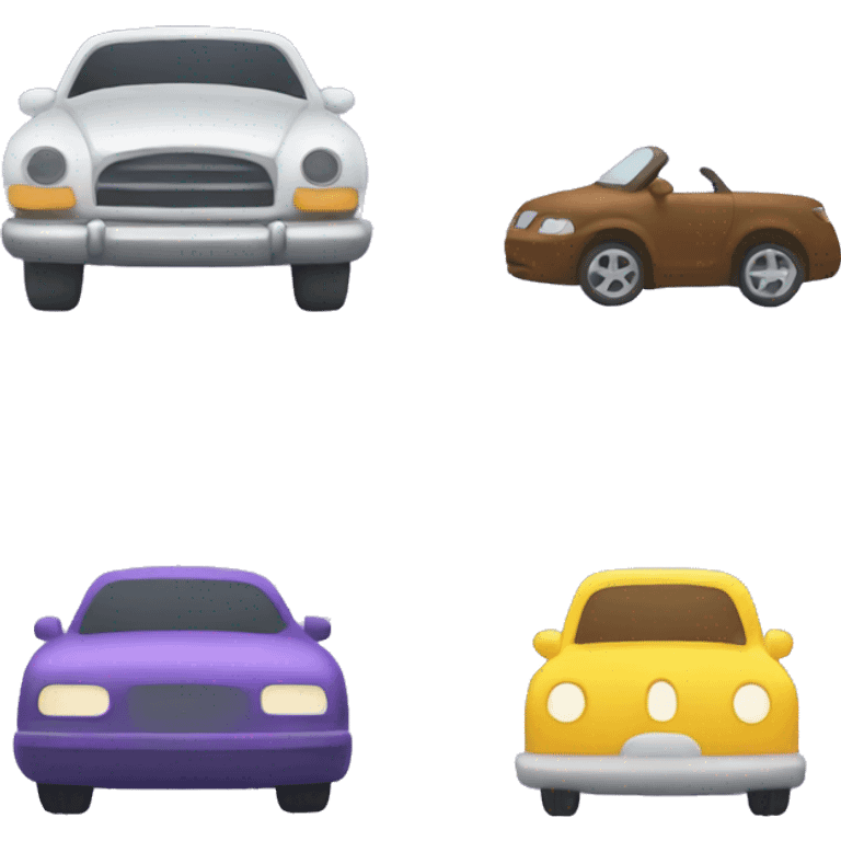 an icon of a car and a search icon and an ai icon emoji