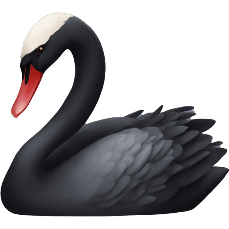 Black swan emoji