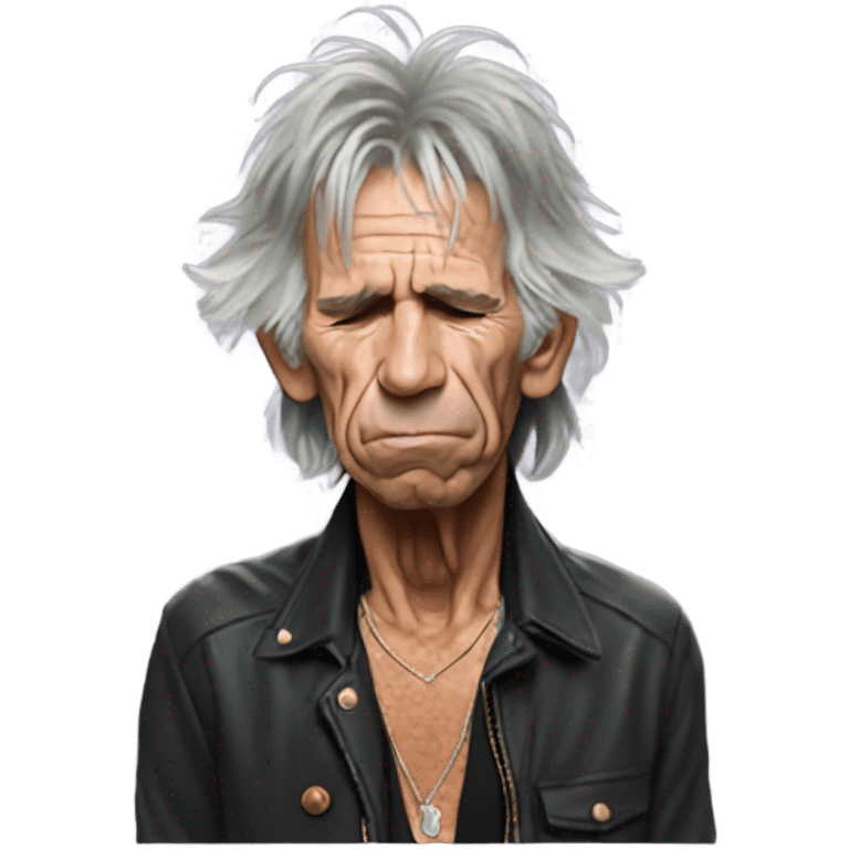 Keith Richards in tears emoji