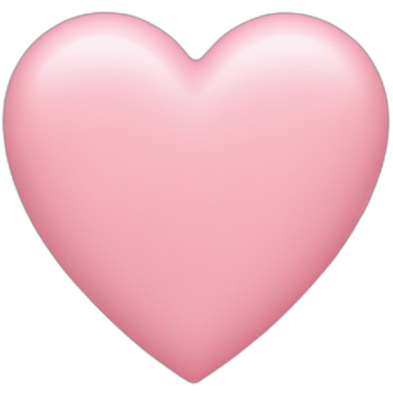 pastel pink heart emoji