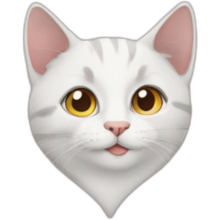 Cat heart emoji