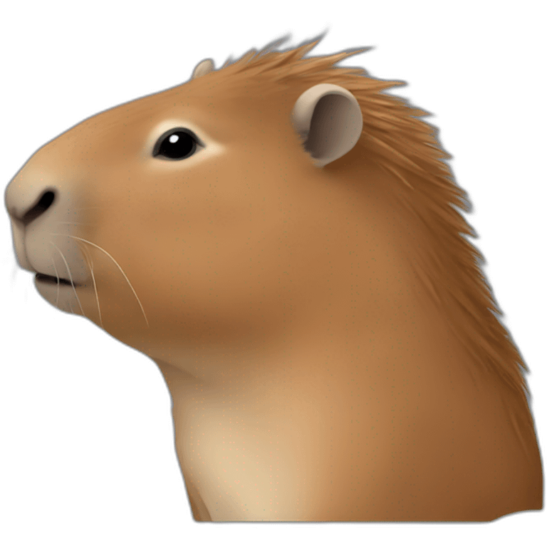 Capibara bisous emoji