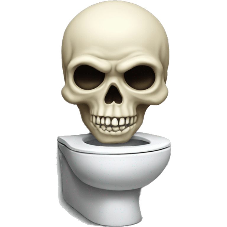 skibidi toilet skull emoji