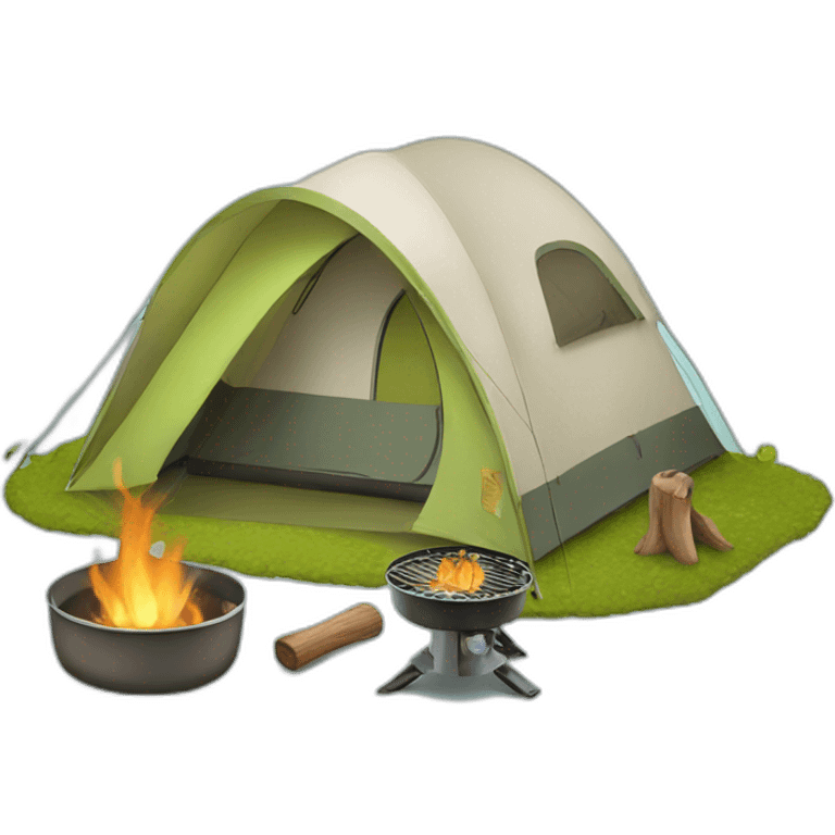 camping emoji