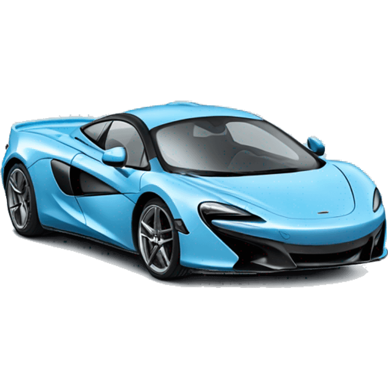 A light Blue mclaren car emoji