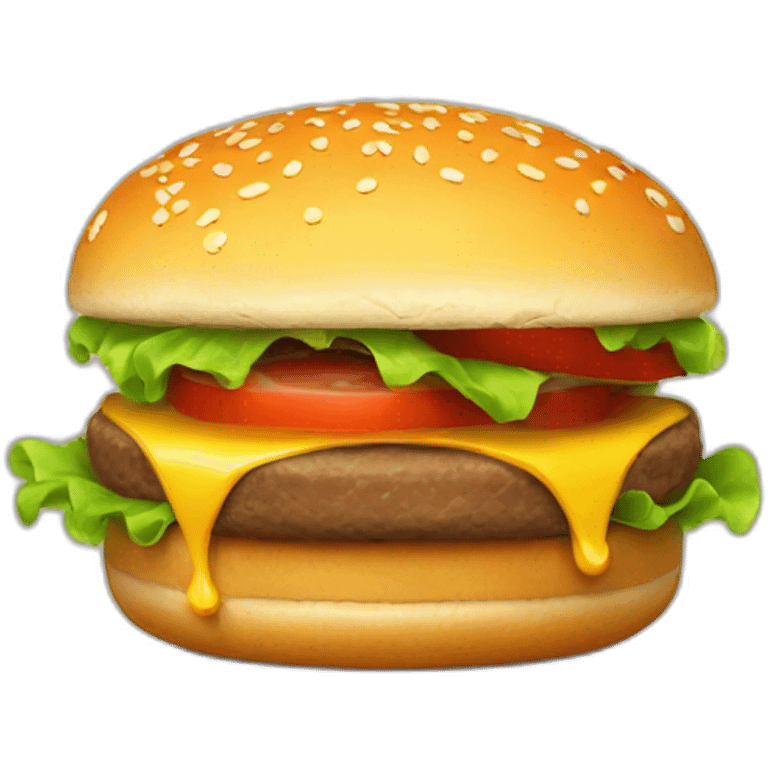 Hamburger qui marche emoji