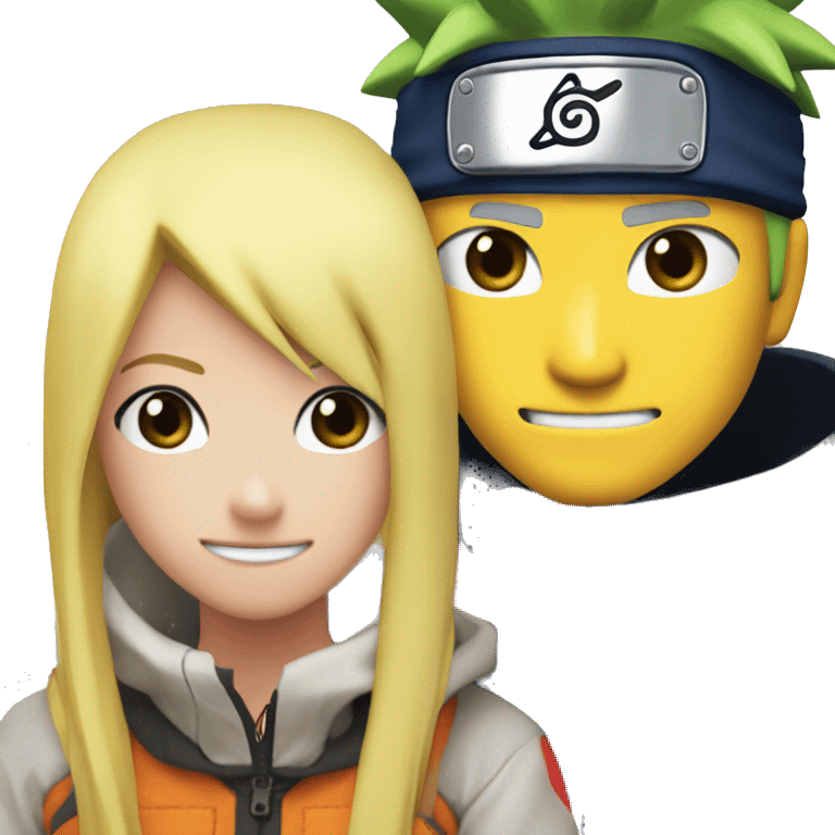 My photo with naruto emoji