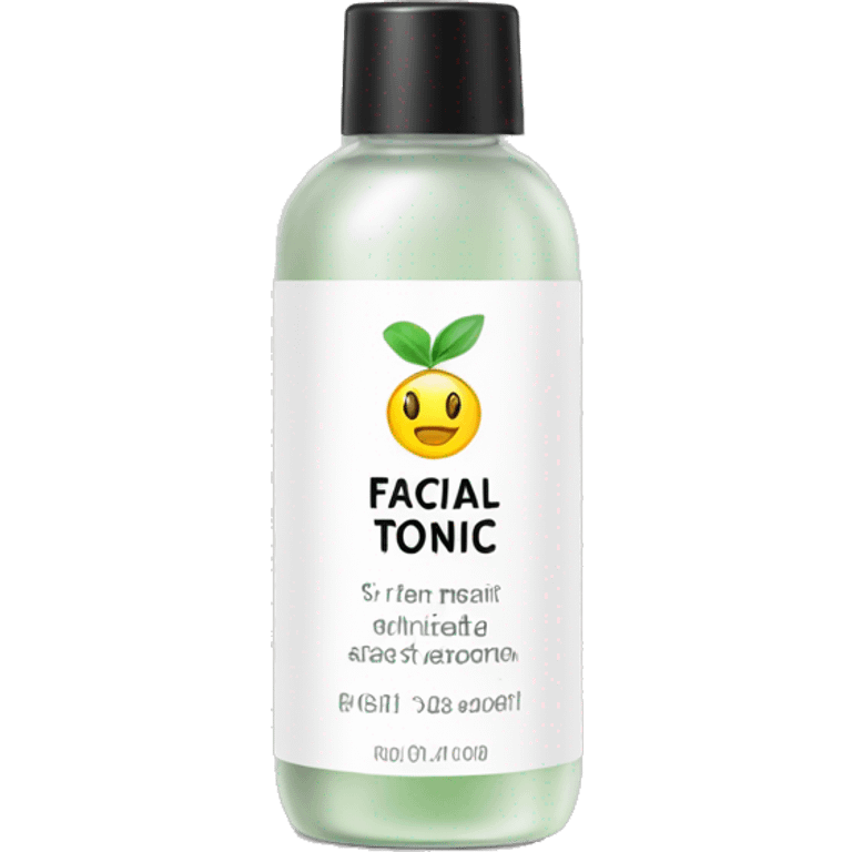 facial tonic with label emoji