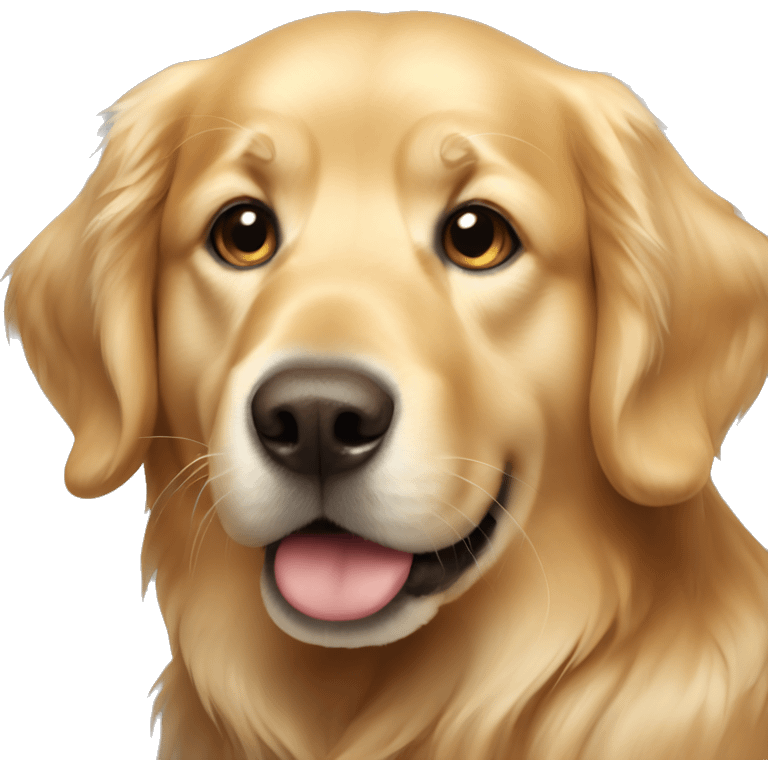 Golden retriever  emoji