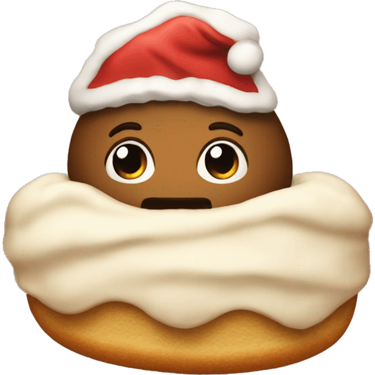 a Christmas cookie very cocooning  emoji