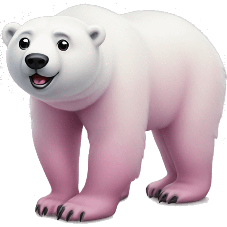 Pink polar bear  emoji