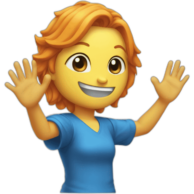 nami high fiving emoji