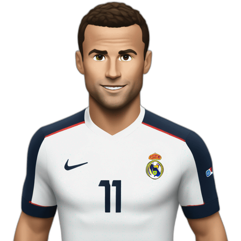 Macron sur ronaldo emoji