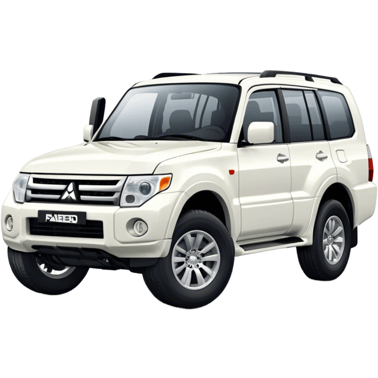 Mitsubishi Pajero - Mitsubishi (Model Year: 2021) (Iconic colour: White) emoji