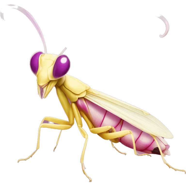 orchid mantis emoji